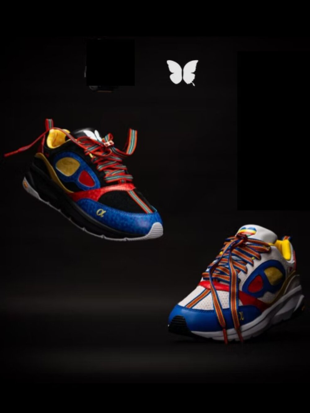 NEW Dizygotic Project Alpha x Dee & Ricky Pixelation Collaboration Sneakers Shoe